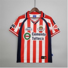 Chivas Guadalajara 99/00 Home White&Red Soccer Jersey